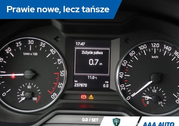 Skoda Octavia cena 34000 przebieg: 237858, rok produkcji 2015 z Brzeszcze małe 211